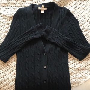Black Long Cardigan